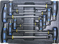 Набор Т-образных шестгранных ключей с пластиковой рукояткой 10пр. в ложементе в Лесосибирске